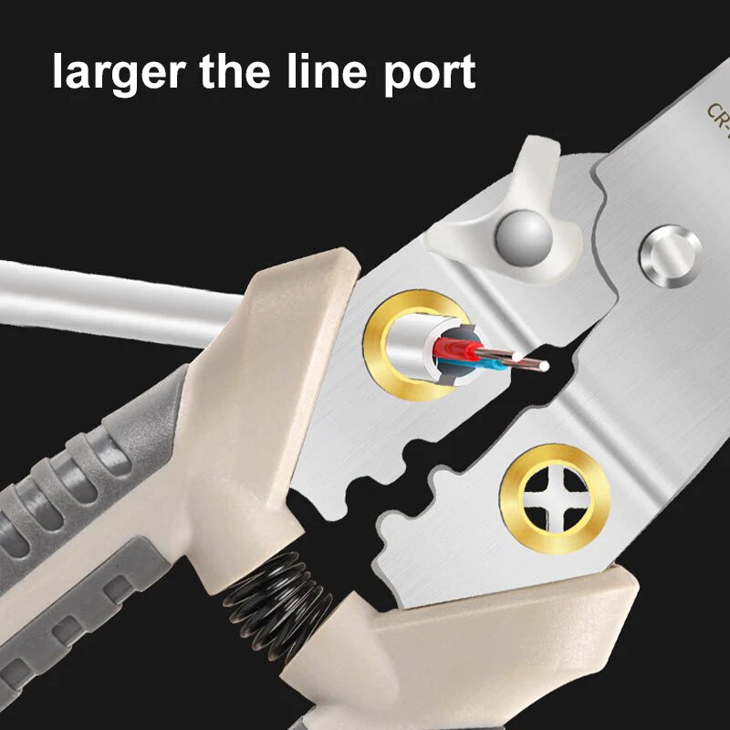 6 in 1 Wire Stripper Tools-Crimping Pliers Electrical Crimping Tools-6 in 1 Wire Stripper Tools-Crimping Pliers Electrical Crimping Tools-Courdon-Courdon-SKU679905032675187130156