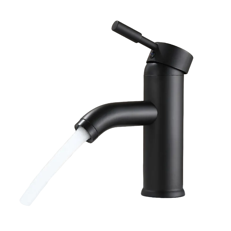 Bathroom Black Mixer Tap-Bathroom Black Mixer Tap-Courdon-Black Short-G3/8-Courdon-SKU679905032672244563756