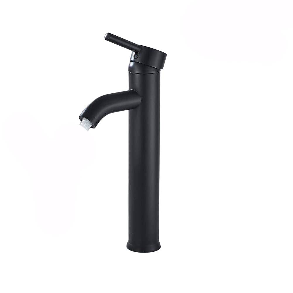 Bathroom Black Mixer Tap-Bathroom Black Mixer Tap-Courdon-Black Tall-G3/8-Courdon-SKU679905032672247840556