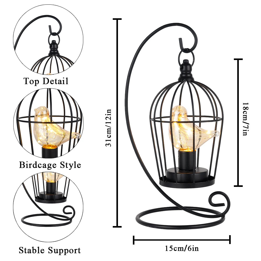 Birdcage Table Lamp-Birdcage Table Lamp-Courdon-Courdon-SKU679905032677382586156