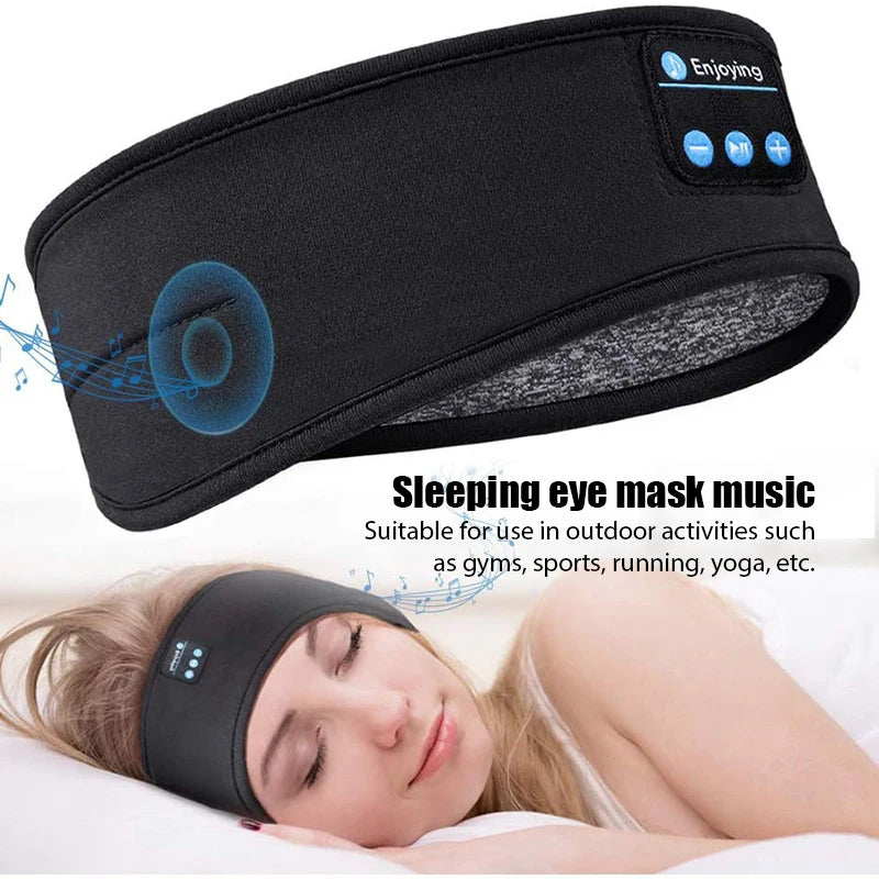 Bluetooth Elastic Headband - Sleeping Eye Mask Wireless Headphone-Bluetooth Elastic Headband - Sleeping Eye Mask Wireless Headphone-Courdon-Courdon-