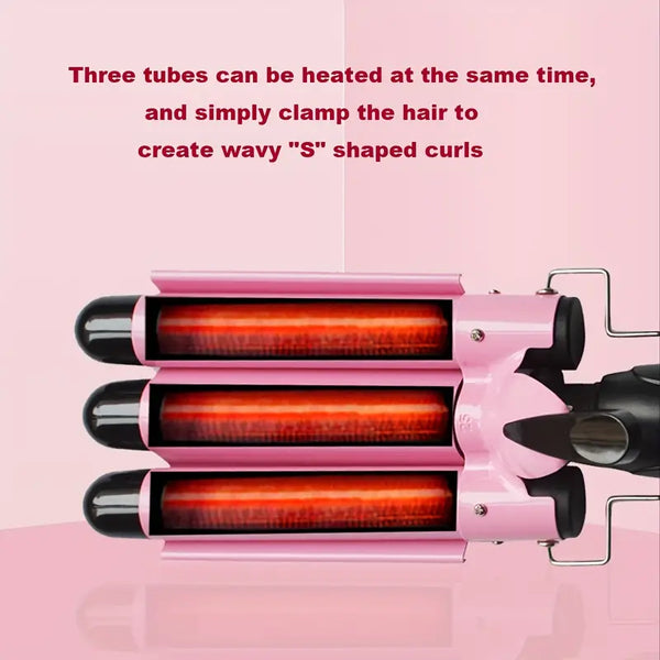 Courdon - Professional 3-Barrel Curling Iron