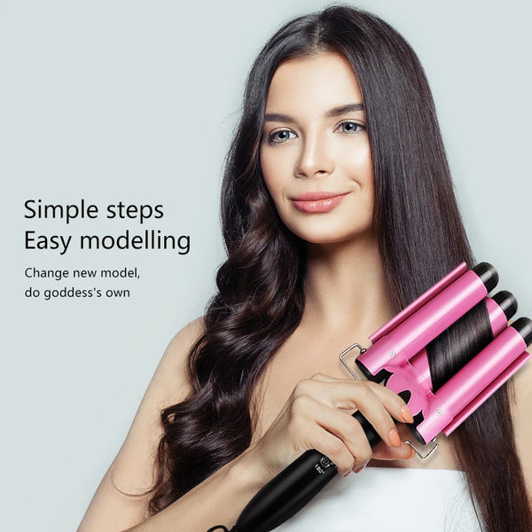 Courdon - Professional 3-Barrel Curling Iron