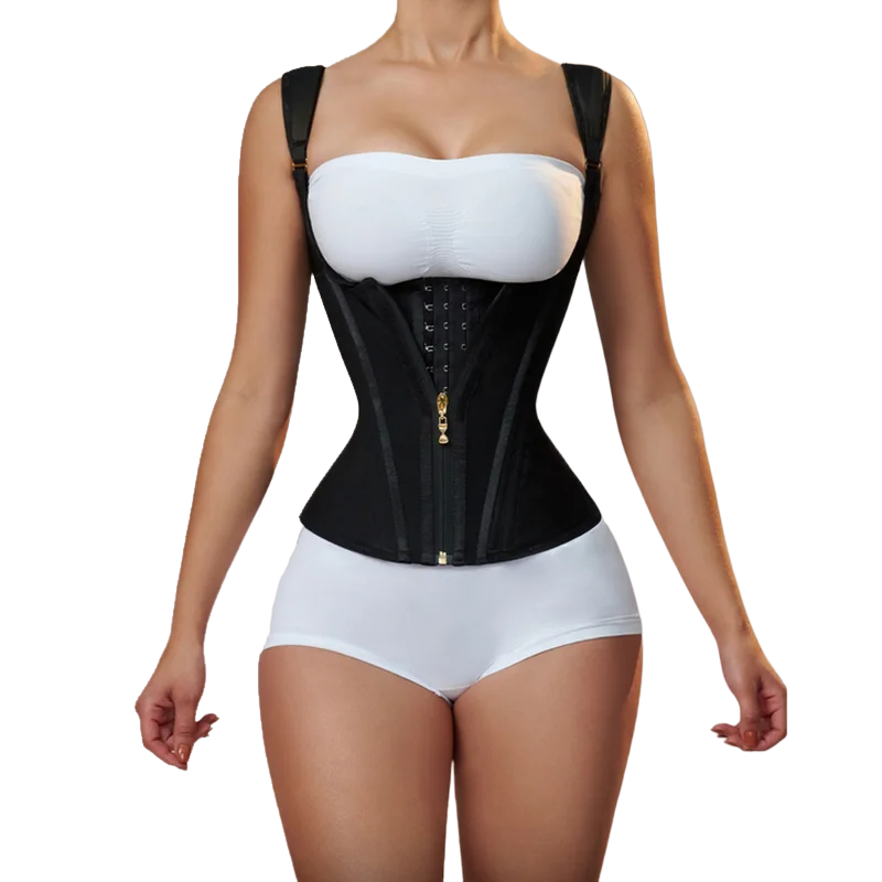 Double Compression Waist Trainer - Body Shapewear-Double Compression Waist Trainer - Body Shapewear-Courdon-XS-Black-Courdon-SKU679905032672739360556