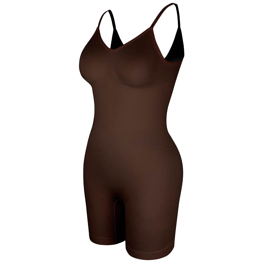 Full Body Seamless Shapewear-Full Body Seamless Shapewear-Courdon-S-Brown-Courdon-SKU679905032672002080556