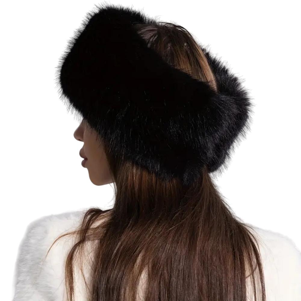 Fur Thickened Hat Without Top for Women-Fur Thickened Hat Without Top for Women-Courdon-Courdon-