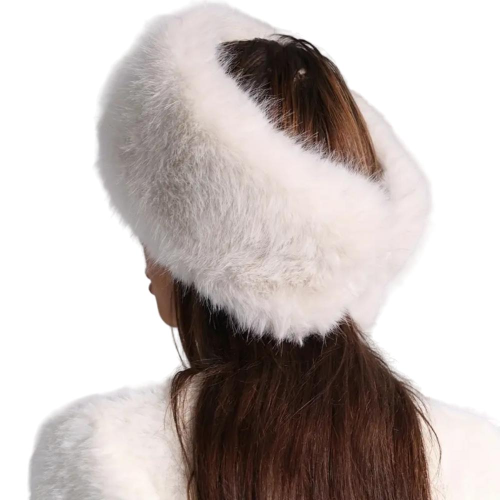 Fur Thickened Hat Without Top for Women-Fur Thickened Hat Without Top for Women-Courdon-Courdon-