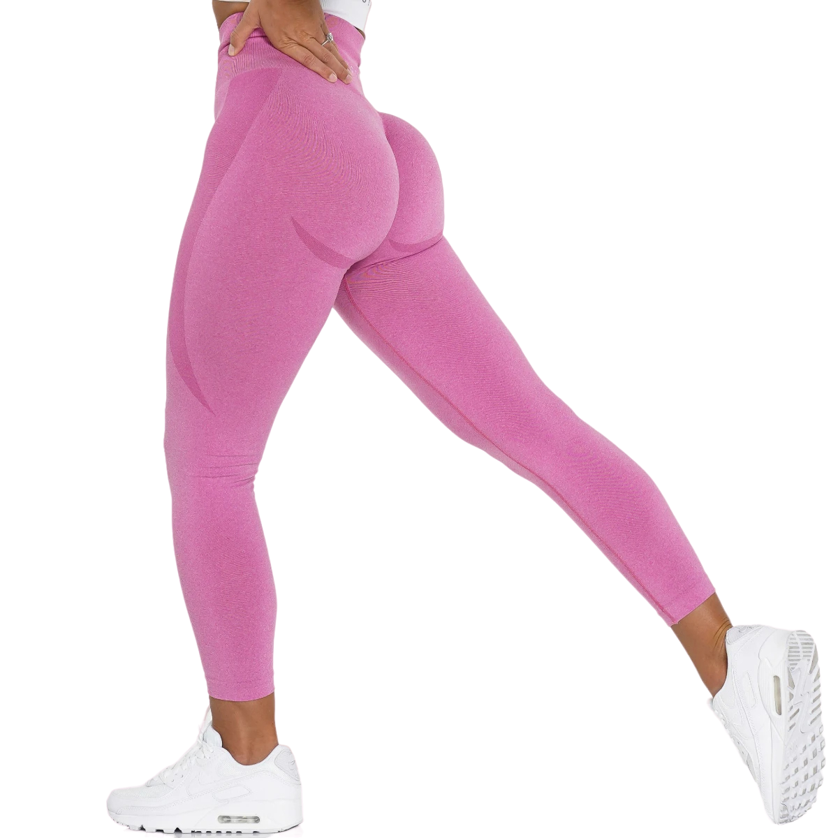 Gym Leggings - Leggings With Bum Lift-Gym Leggings - Leggings With Bum Lift-Courdon-Pink-S-Courdon-SKU679905032671893946156