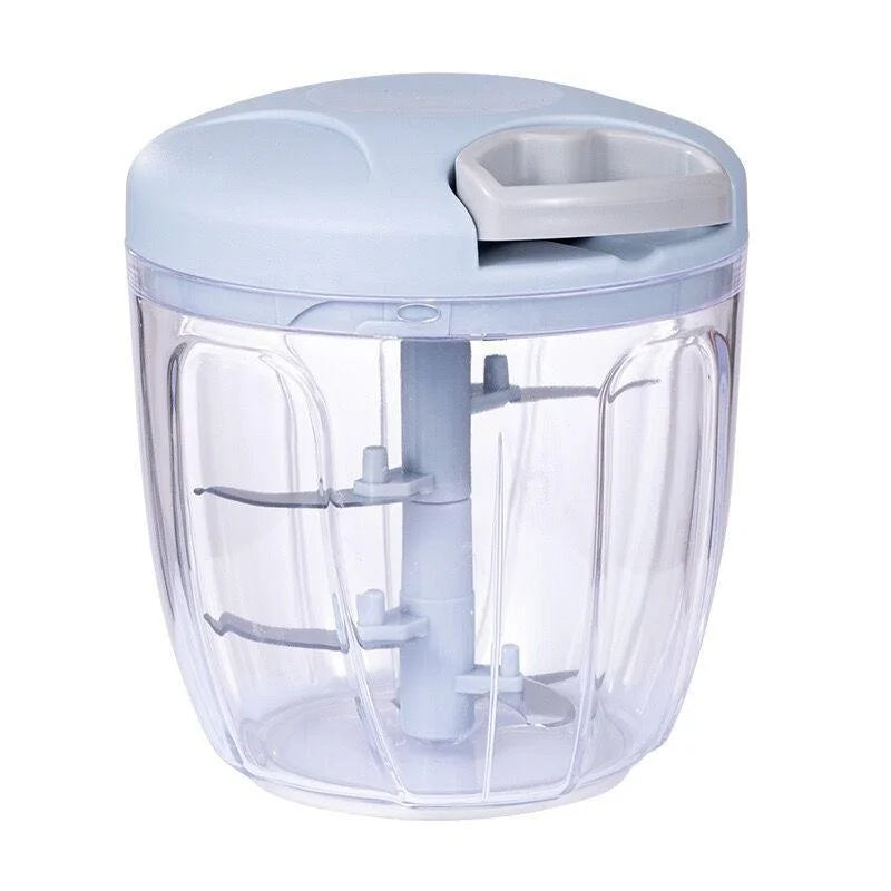 Manual Rotate Vegetable Mincer-Manual Rotate Vegetable Mincer-Courdon-Blue-900ml-Courdon-SKU679905032675976838956