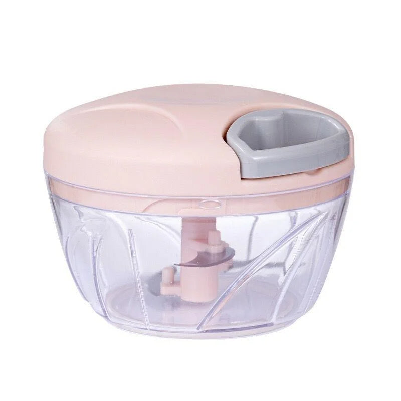 Manual Rotate Vegetable Mincer-Manual Rotate Vegetable Mincer-Courdon-Pink-500ml-Courdon-SKU679905032675967008556