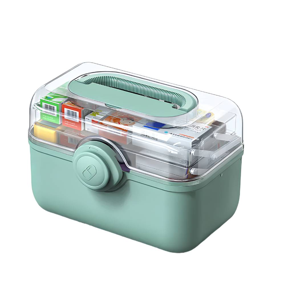 Medicine Storage Box 3 Layers-Medicine Storage Box 3 Layers-Courdon-Green-Courdon-SKU679905032673905901356