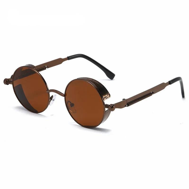 Men & Women Sunglasses-Fashion Round Glasses-Vintage Designer Sunglasses-Men & Women Sunglasses-Fashion Round Glasses-Vintage Designer Sunglasses-Courdon-Tea-Courdon-SKU679905032671392595756