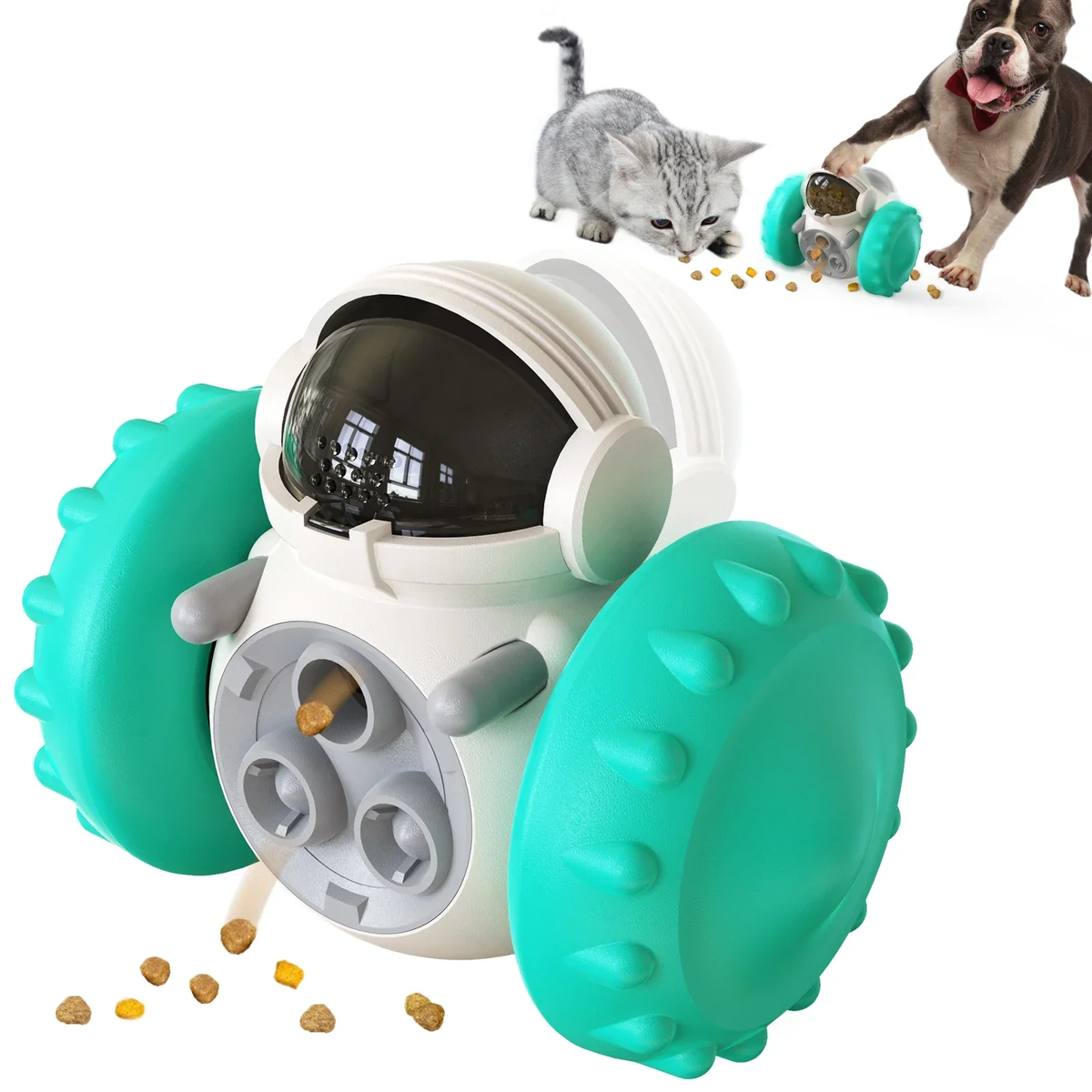 Pet food puzzle feeder - Interactive pet food dispenser-Pet food puzzle feeder - Interactive pet food dispenser-Courdon-Courdon-