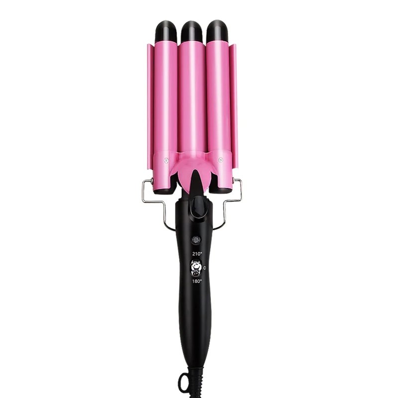 Professional 3-Barrel Curling Iron-Professional 3-Barrel Curling Iron-Courdon-20mm-Courdon-SKU679905032676753440556