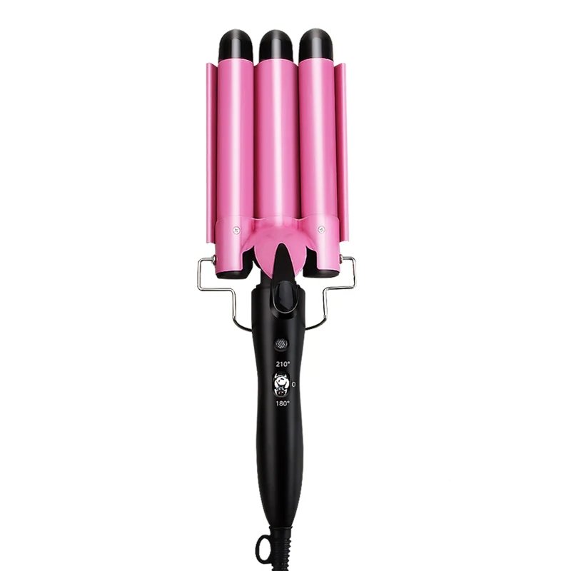 Professional 3-Barrel Curling Iron-Professional 3-Barrel Curling Iron-Courdon-22mm-Courdon-SKU679905032676756717356