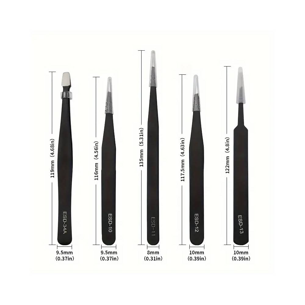 Professional Tweezers Set-Professional Tweezers Set-Courdon-Courdon-SKU679905032677143379756