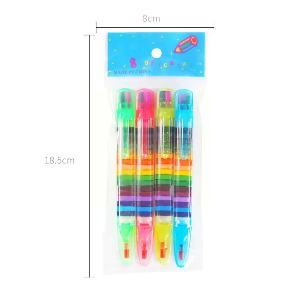 Stacking crayon pencil - 20-in-1 Multicolor crayon pencil-Stacking crayon pencil - 20-in-1 Multicolor crayon pencil-Courdon-Random 1 Style-Courdon-SKU679905032669934419756