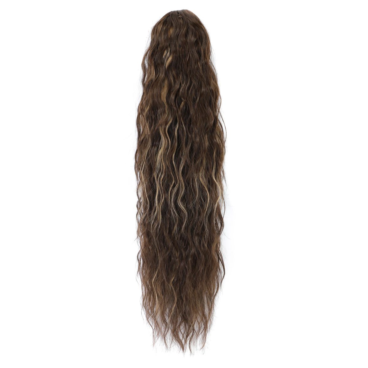 Water Wave Ponytail Wig - Curly Hair Extension-Water Wave Ponytail Wig - Curly Hair Extension-Courdon-26inches-65cm-Highlight-Courdon-SKU679905032673260371756